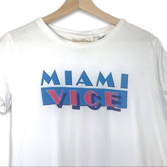 H&M Miami Vice Soft Cotton Jersey T Shirt - Picture 2 of 5